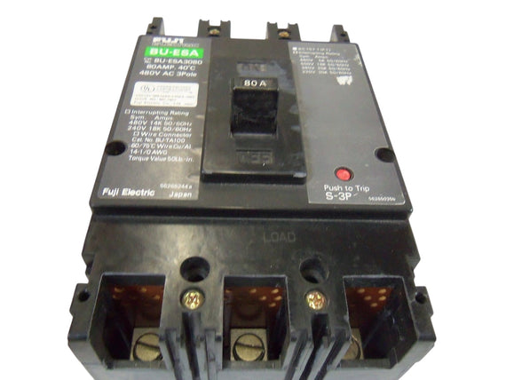 FUJI BU-ESA3080 CIRCUIT BREAKER UNMP
