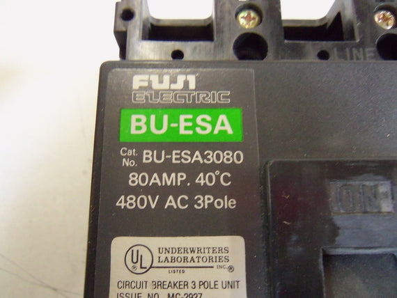 FUJI BU-ESA3080 CIRCUIT BREAKER UNMP