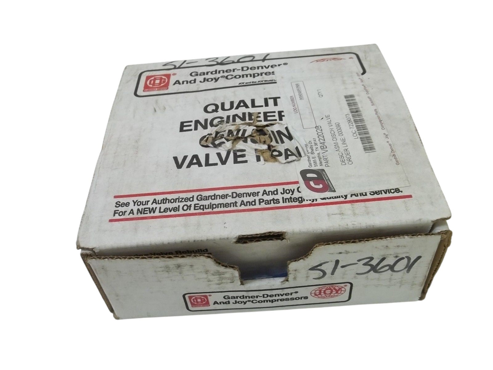 GARDEN-DENVER VB42202B ASM-DISCH VALVE UNMP