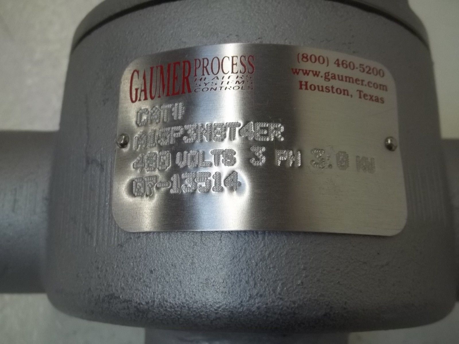 GAUMER PROCESS A15P3N8T4ER UNMP