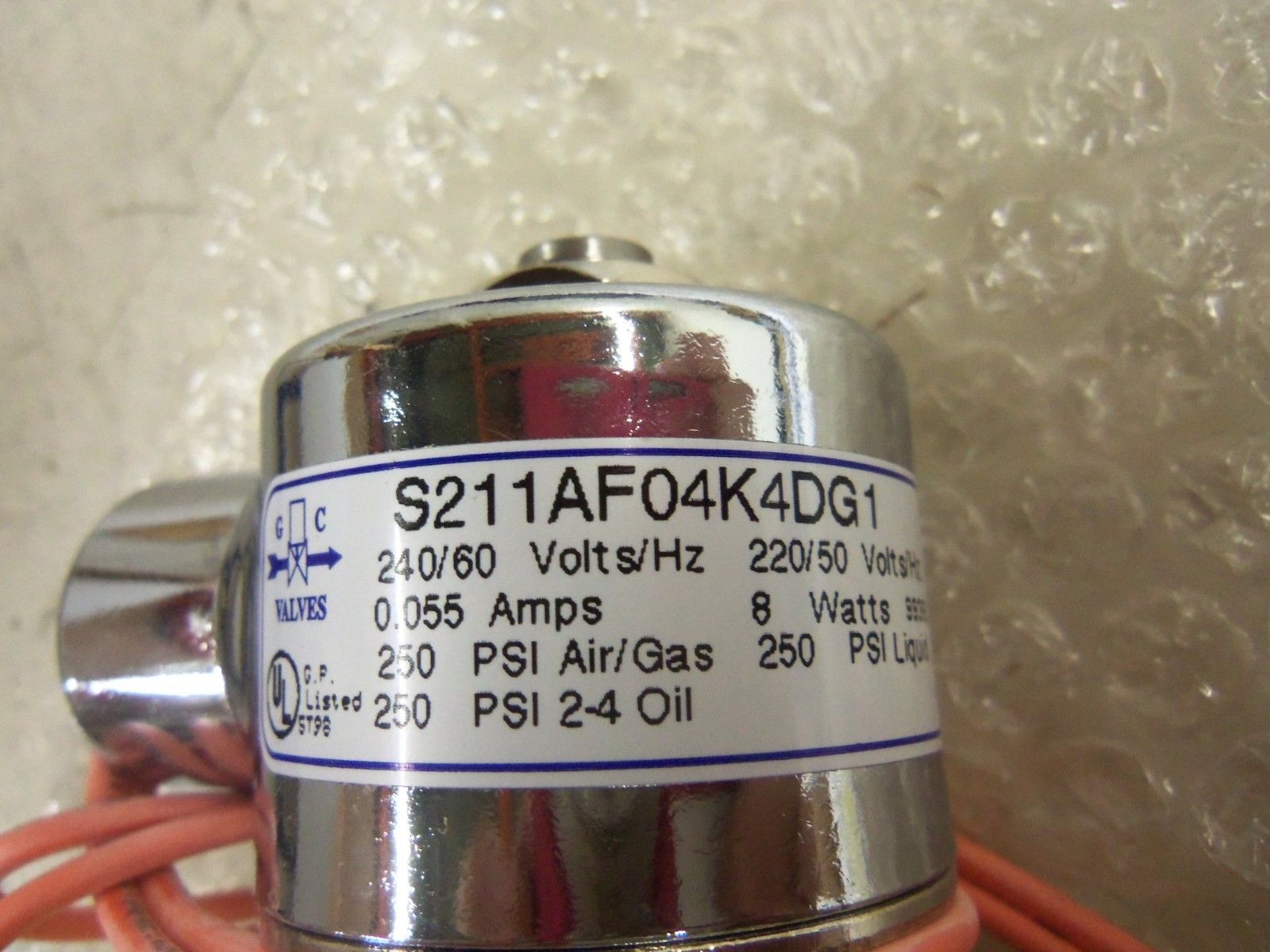 GC VALVE S211AF04K4DG1 *NEW*