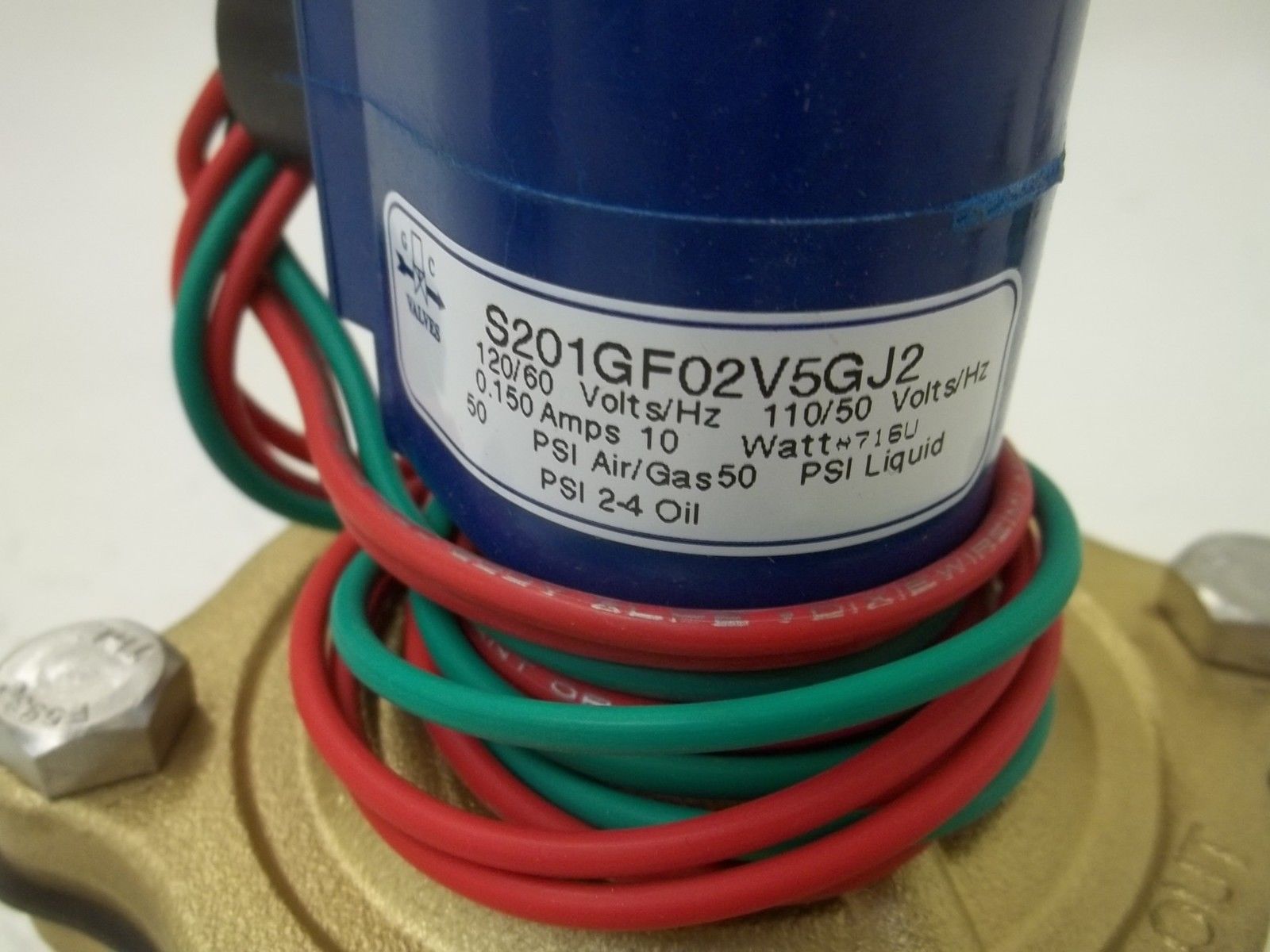 GC VALVES S201GF02V5GJ2 2-WAY N.C. ZERO DIF NSMP