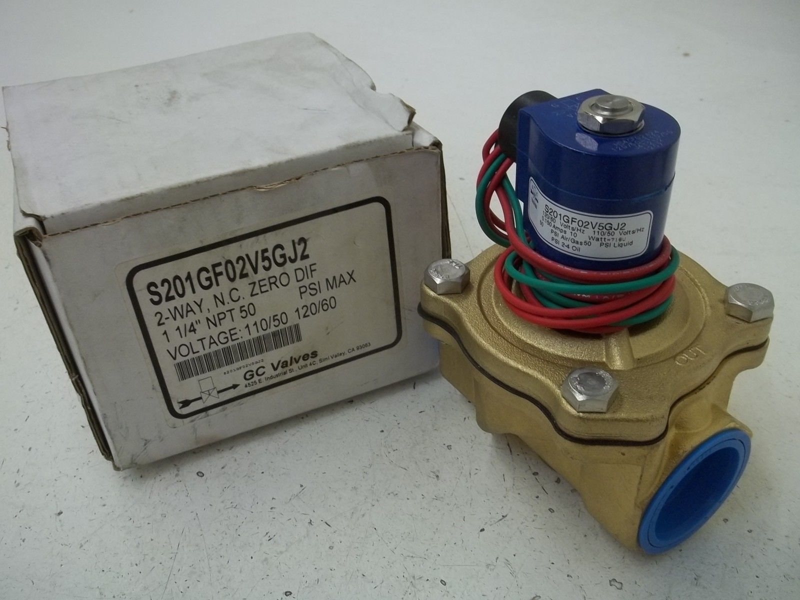 GC VALVES S201GF02V5GJ2 2-WAY N.C. ZERO DIF NSMP