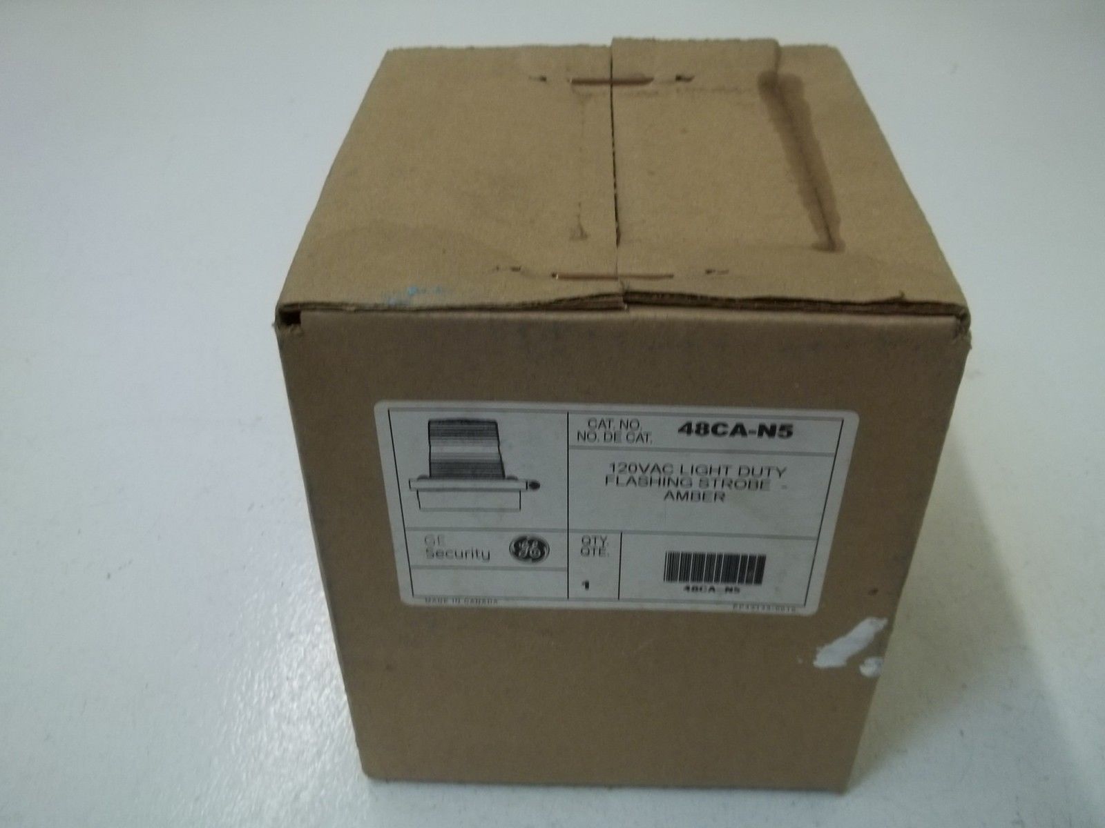 GE 48CA-N5 120VAC LIGHT DUTY FLASHING STROBE AMBER *NEW IN BOX*