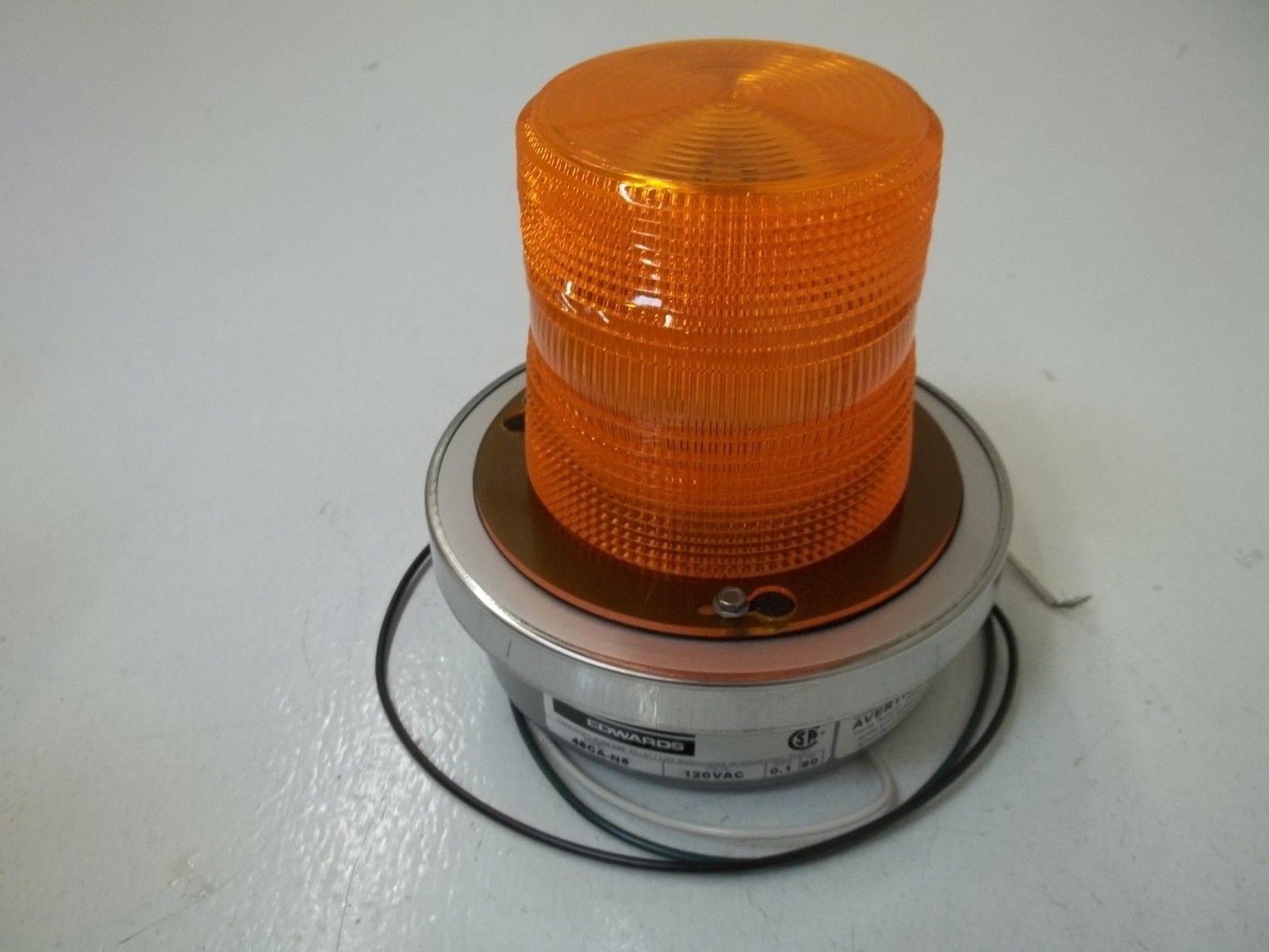 GE 48CA-N5 120VAC LIGHT DUTY FLASHING STROBE AMBER *NEW IN BOX*
