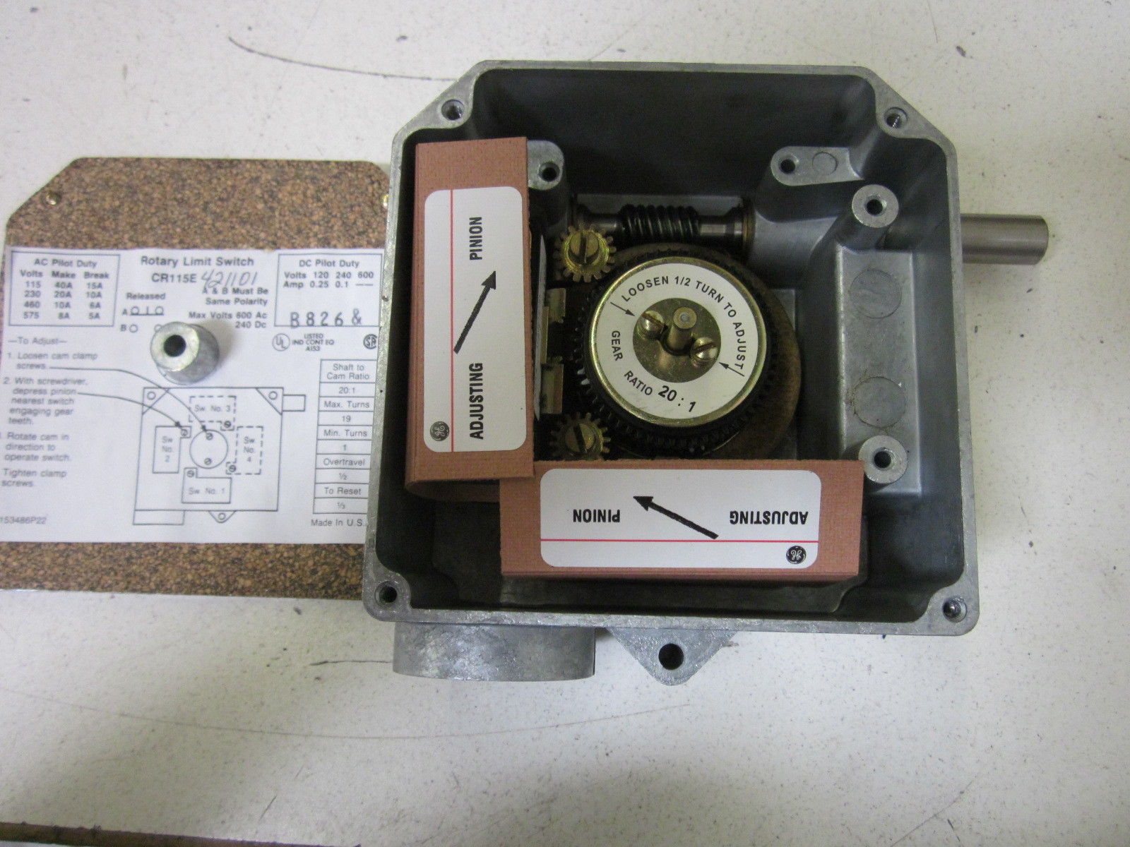 GE CONTROLS CR1415E/421101 NSNP