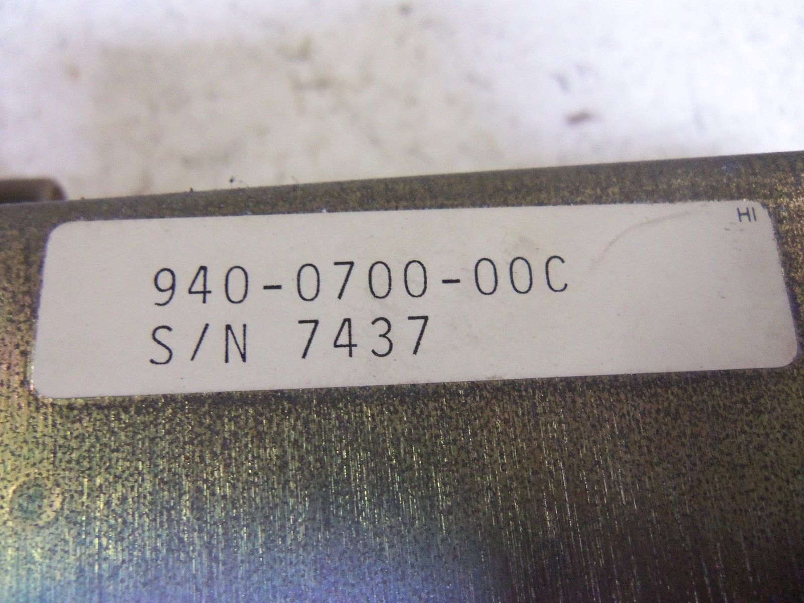 GE FANUC 940-0700-00C MODULE UNMP