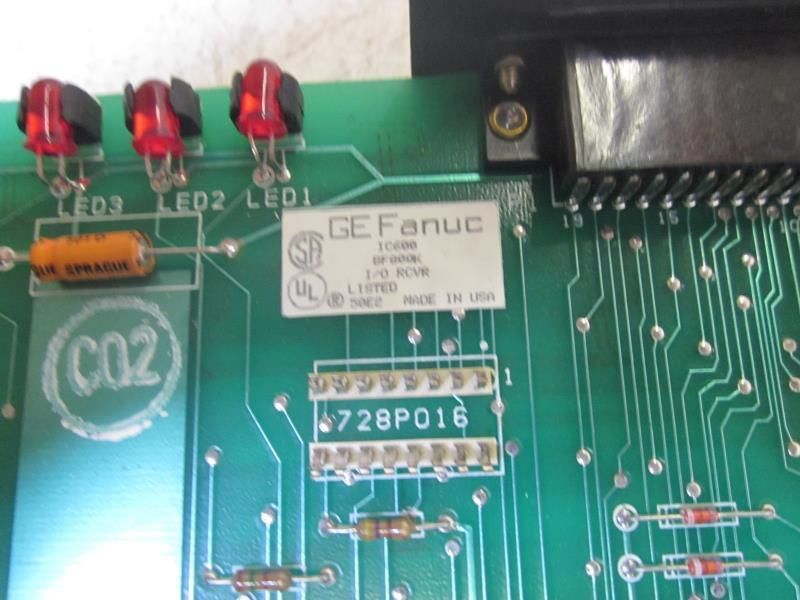 GE FANUC IC6008F800K SERIES 6 LOCAL I/O RECEIVER MODULE  UNMP