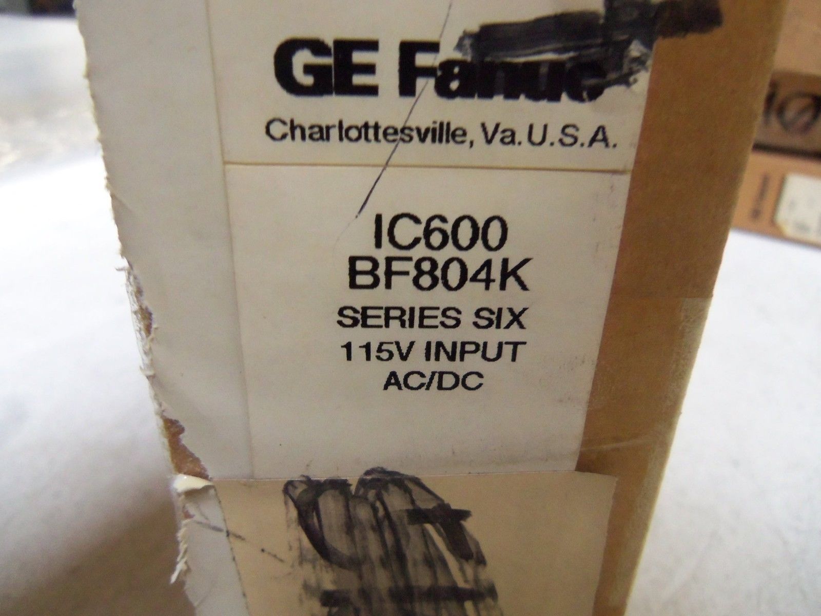 GE FANUC IC600BF804K INPUT MODULE NSMP