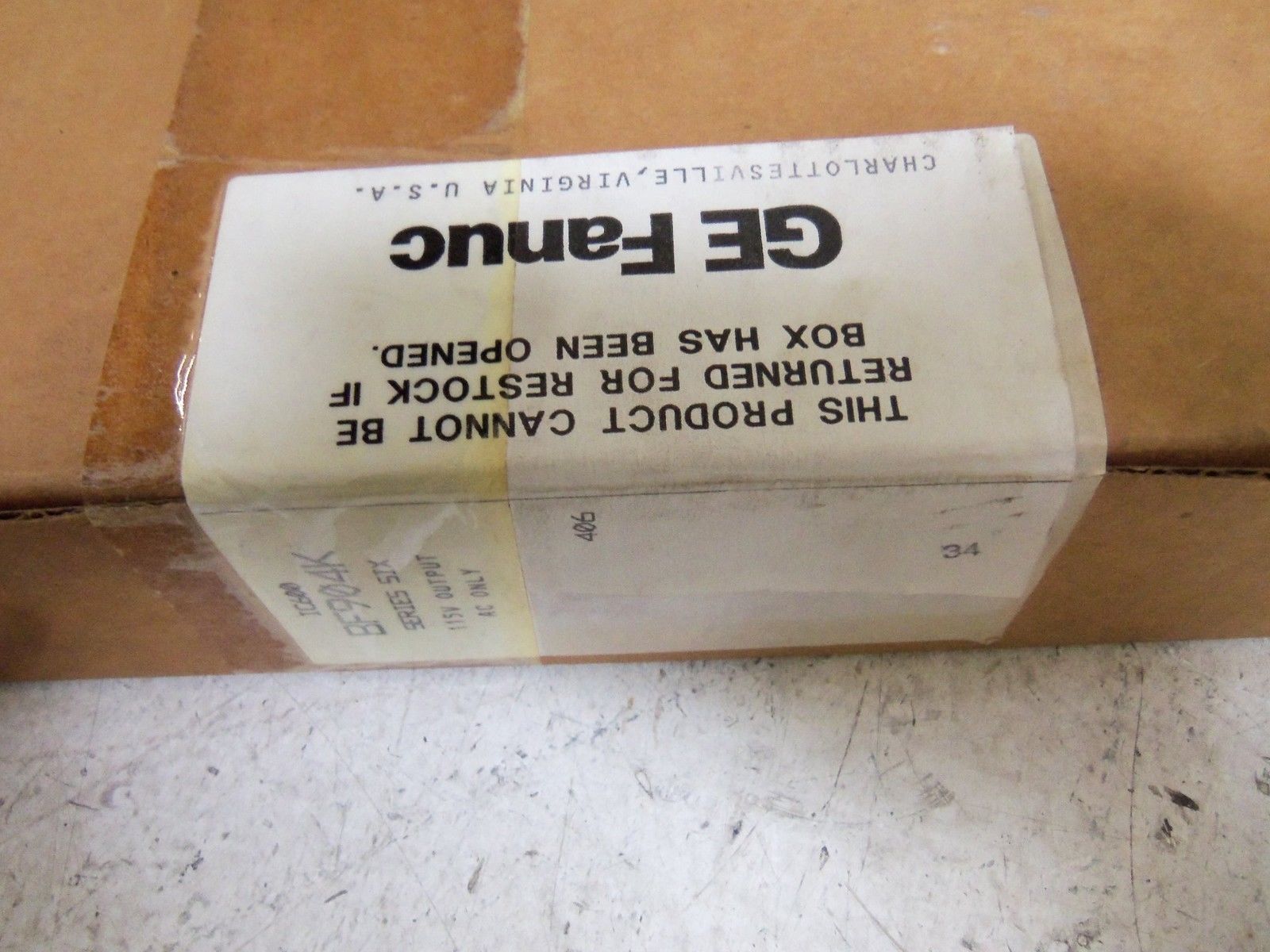 GE FANUC IC600BF904K OUTPUT MODULE NSFS