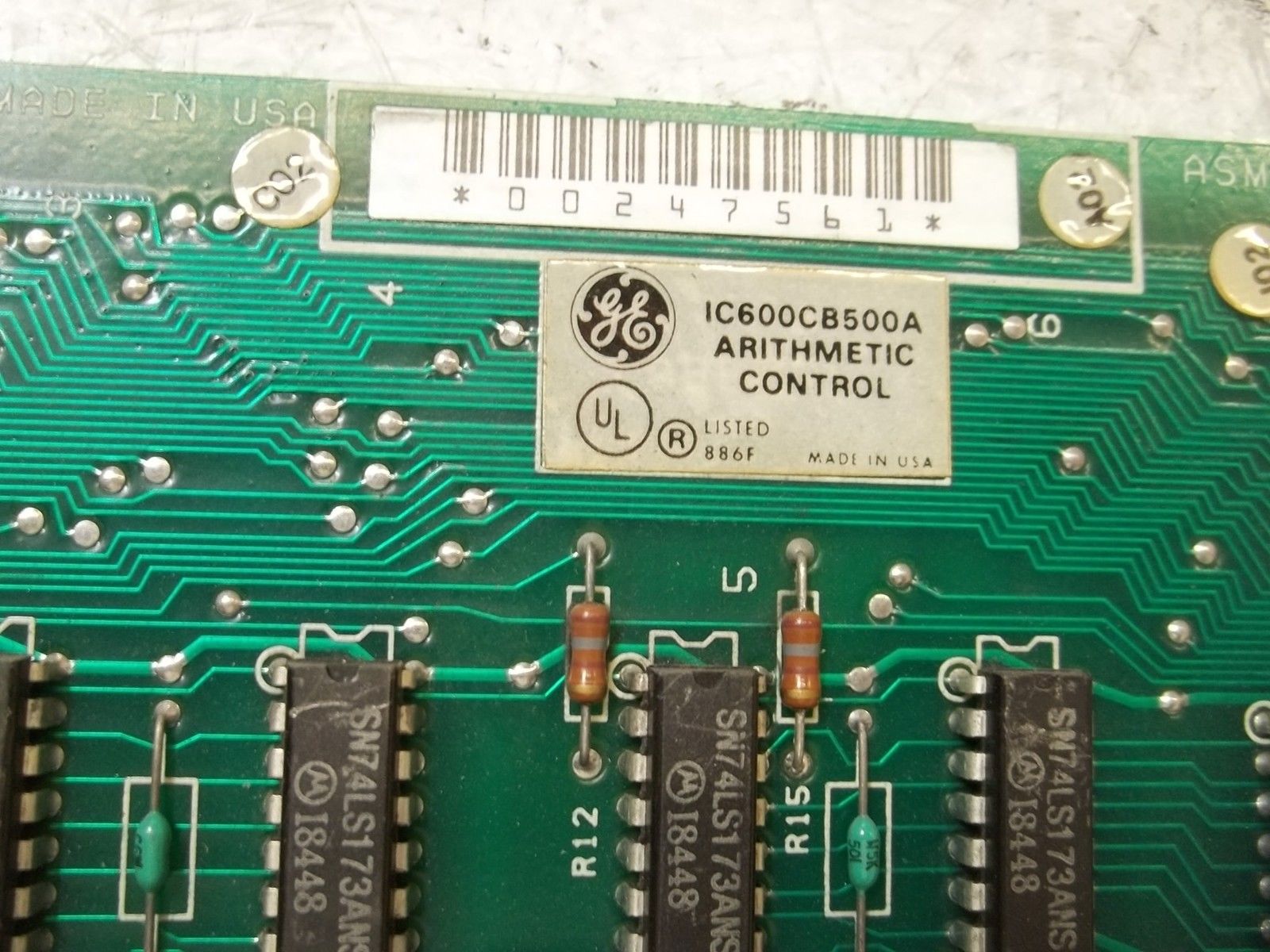 GE FANUC IC600CB500A ARITHMETIC CONTROL UNMP
