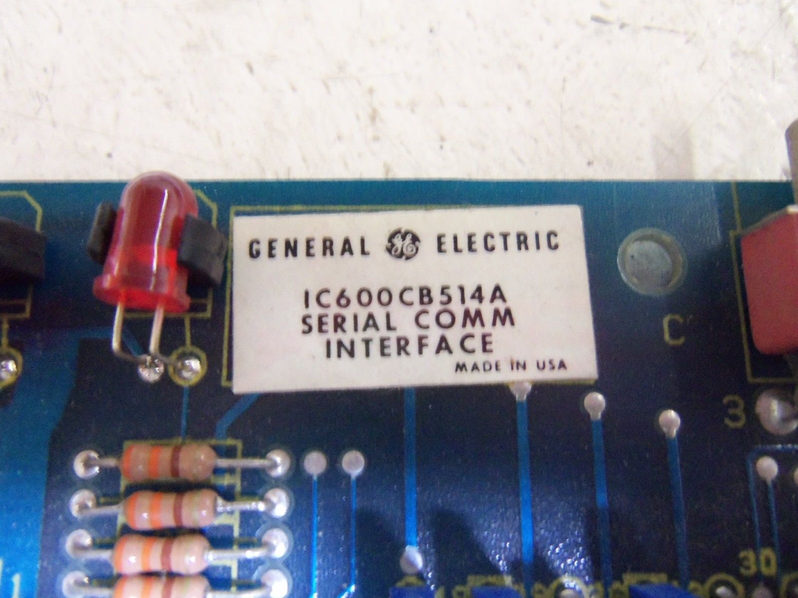 GE FANUC IC600CB514A COMMUNICATIONS CONTROL UNMP