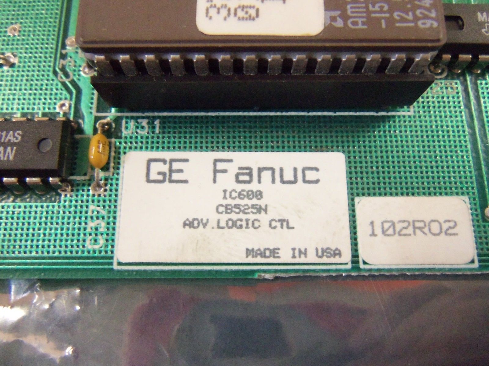 GE FANUC IC600CB525N LOGIC CONTROL UNMP