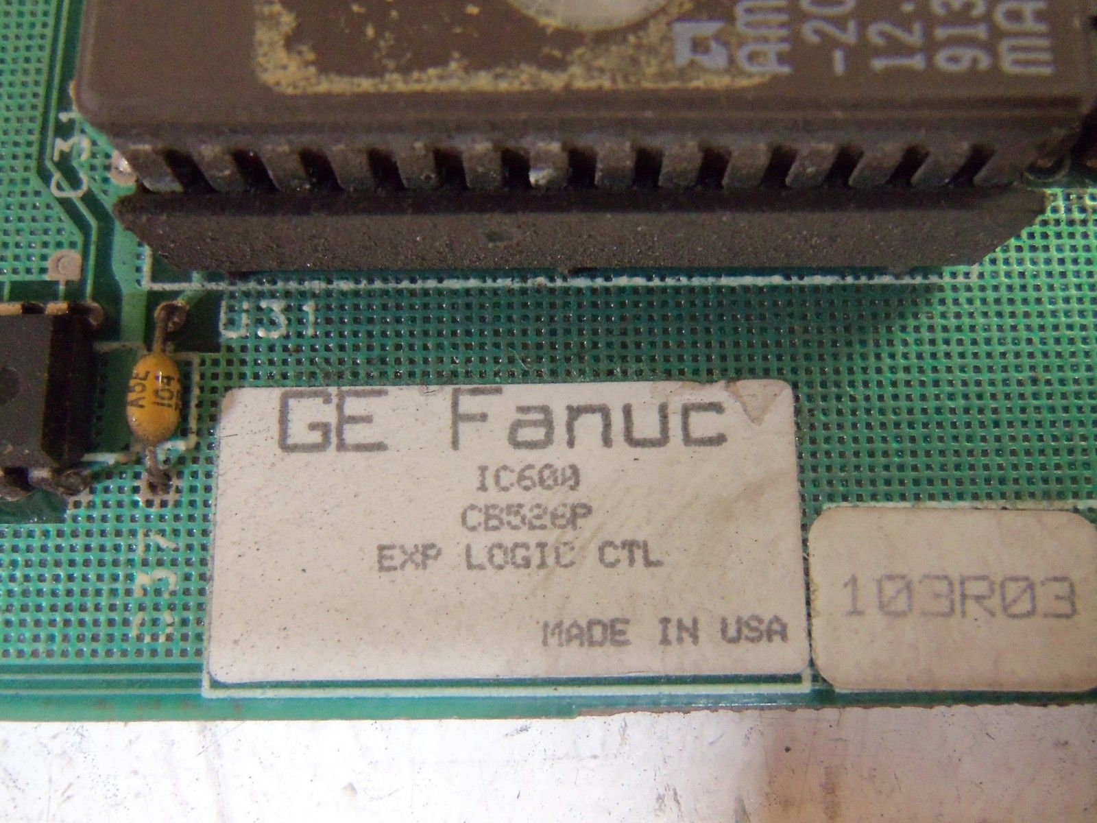 GE FANUC IC600CB526P CONTROL MODULE UNMP