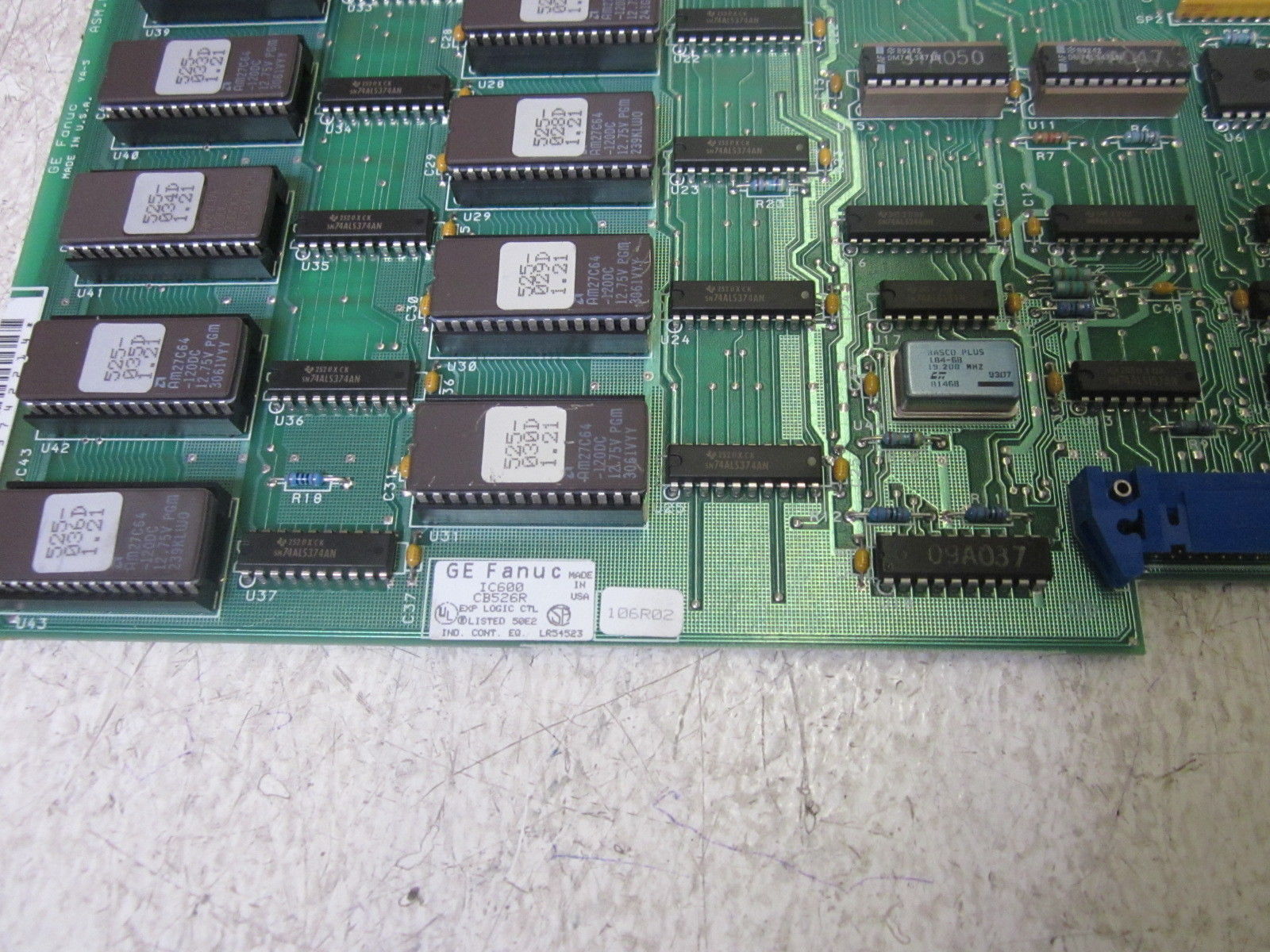 GE FANUC IC600CB526R EXPANDED LOGIC CONTROL MODULE UNMP