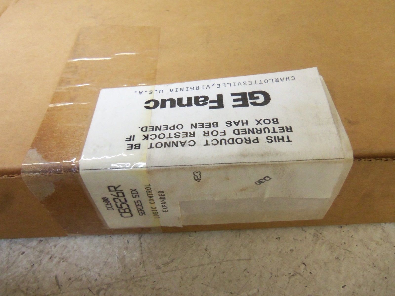 GE FANUC IC600CB526R EXPANDED LOGIC CONTROL MODULE NSFS