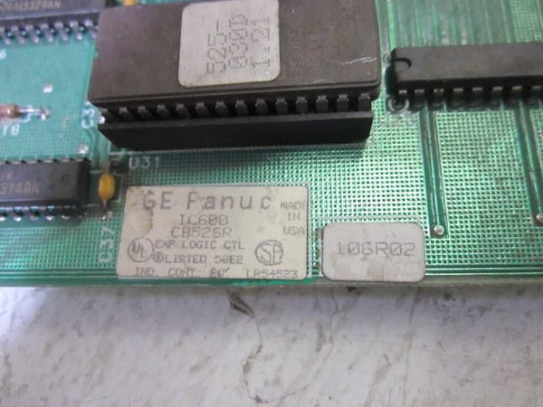 GE FANUC IC600CB526R EXP. LOGIC CONTROL BOARD UNMP