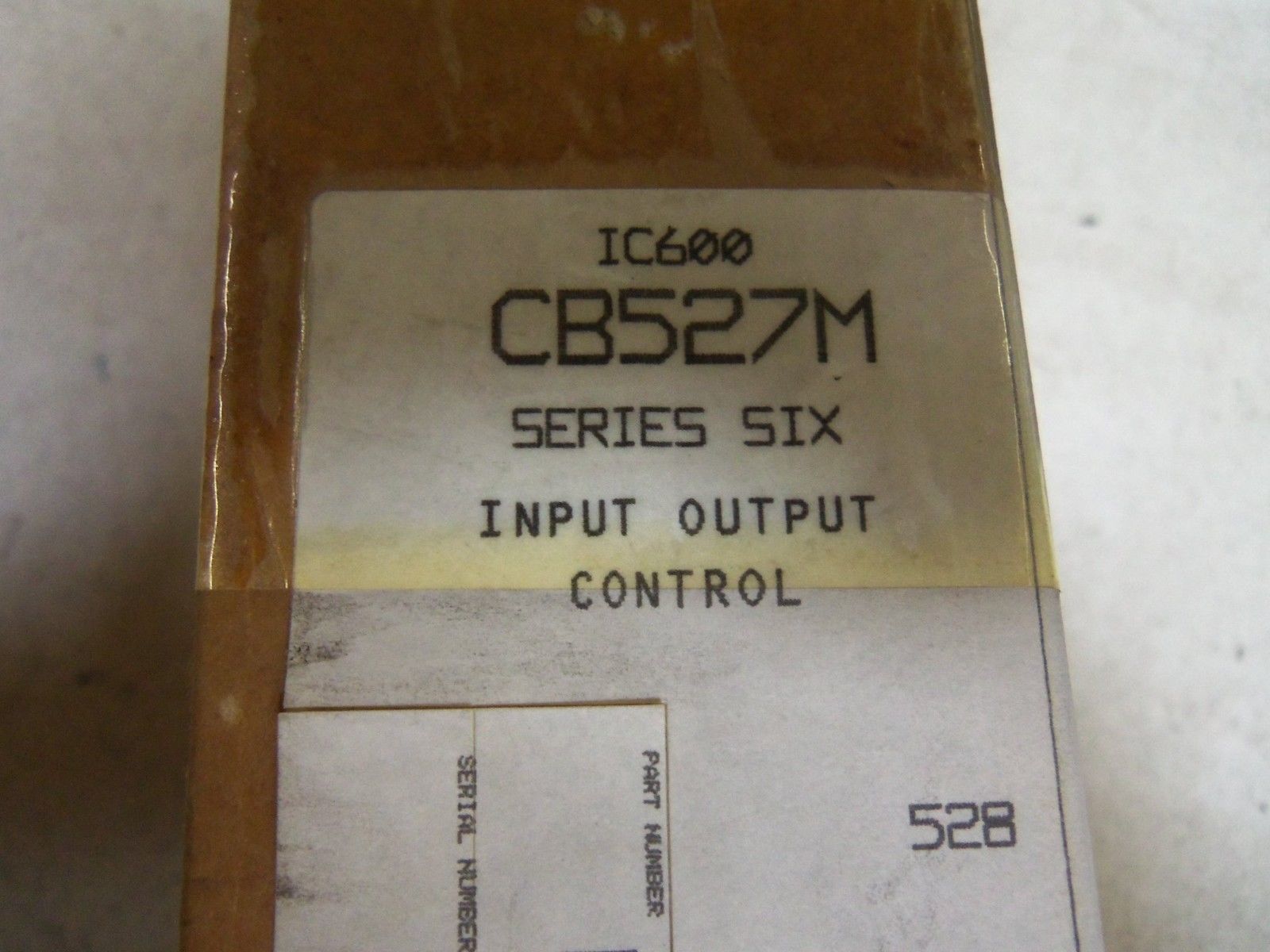 GE FANUC IC600CB527M CONTROL MODULE NSFS