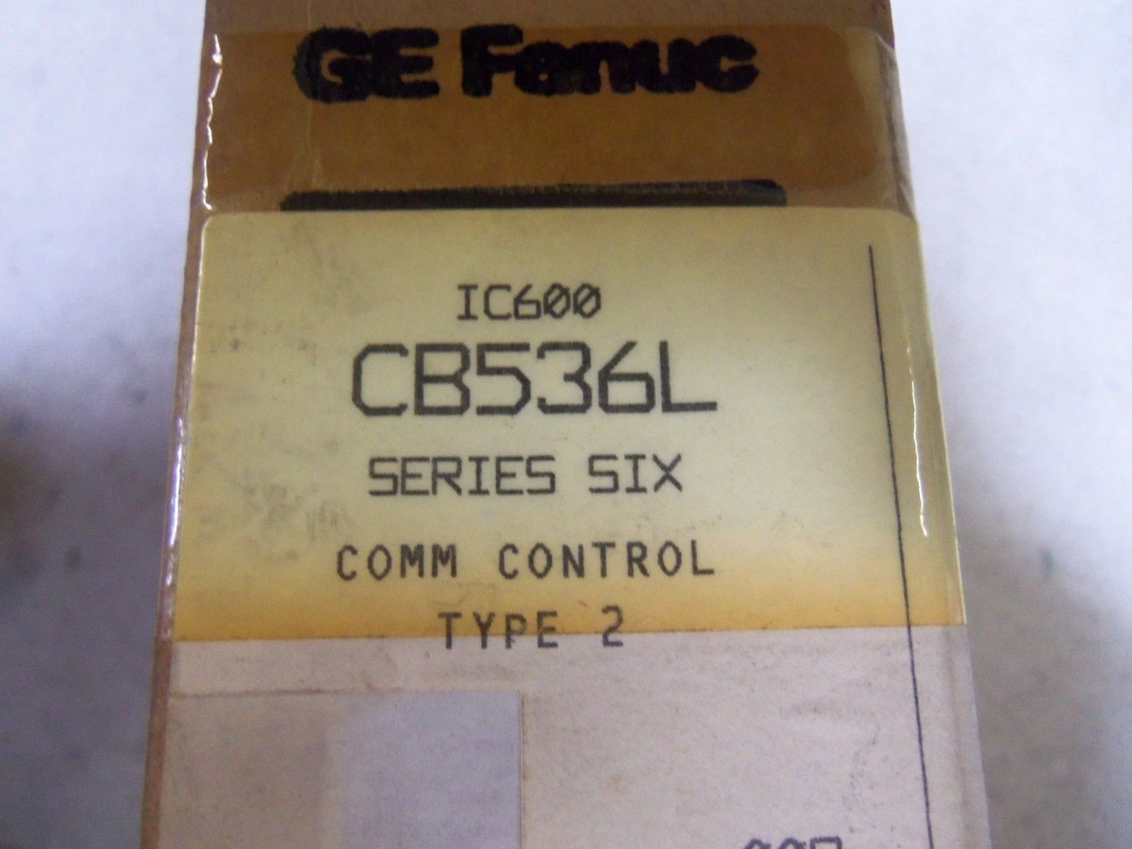 GE FANUC IC600CB536L COMMUNICATIONS CONTROL MODULE NSFS