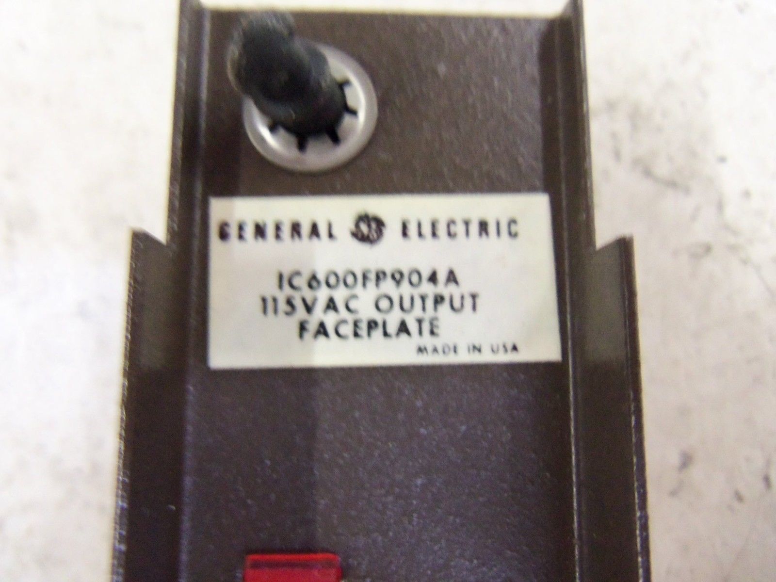 GE FANUC IC600FP904A FACEPLATE UNMP