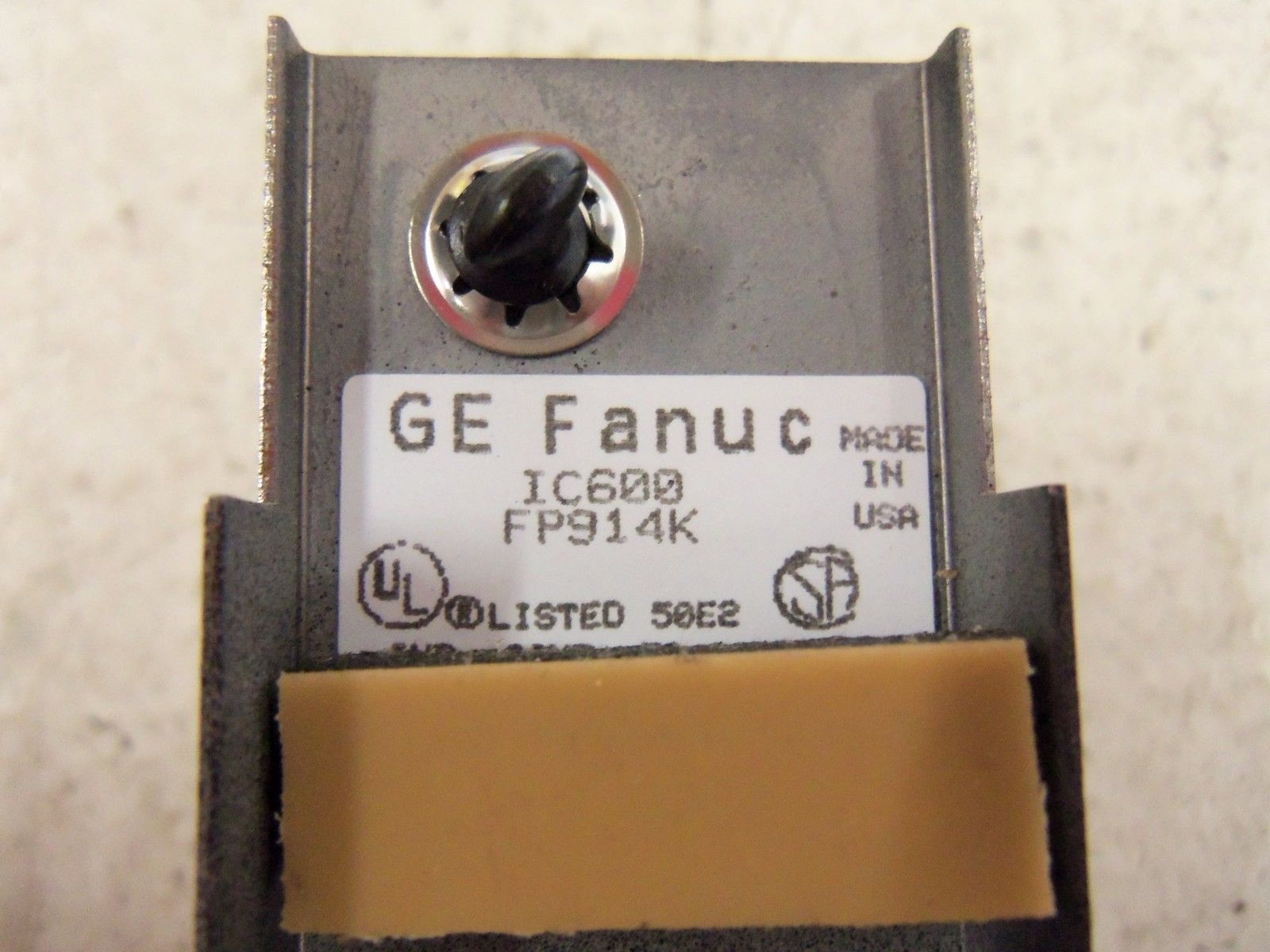 GE FANUC IC600FP914K FACEPLATE UNMP