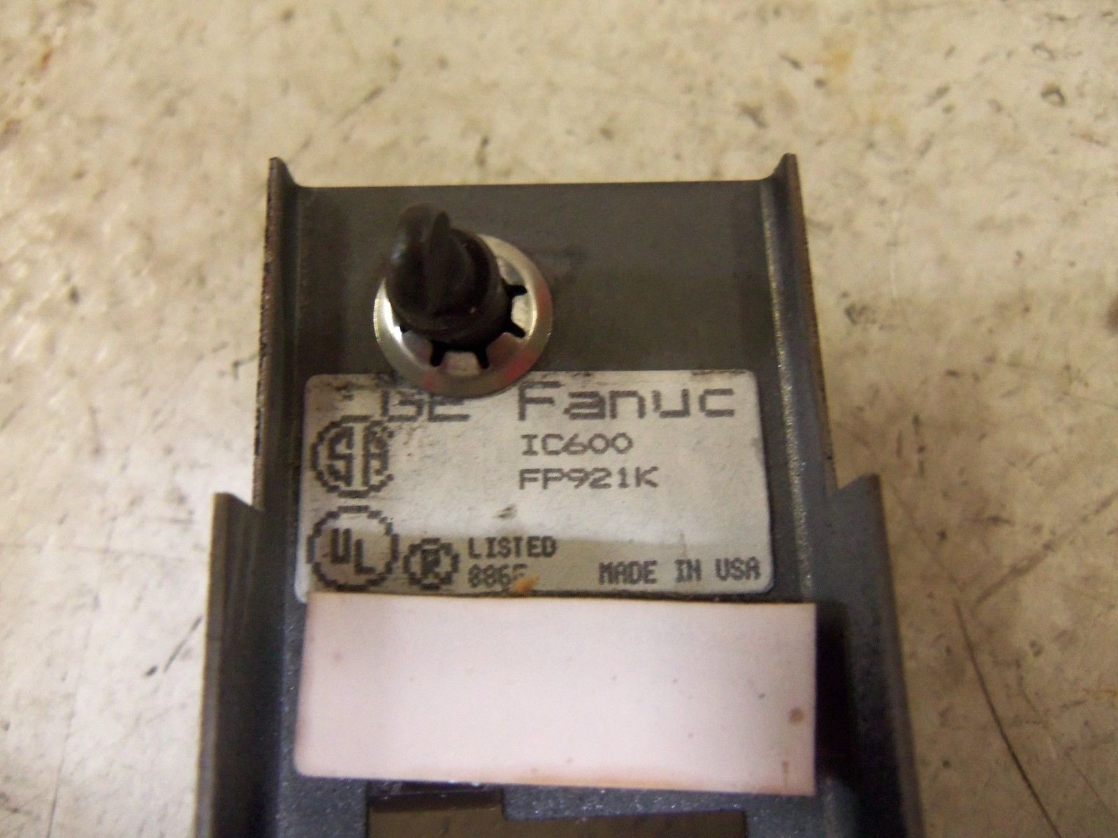 GE FANUC IC600FP921K FACEPLATE UNMP