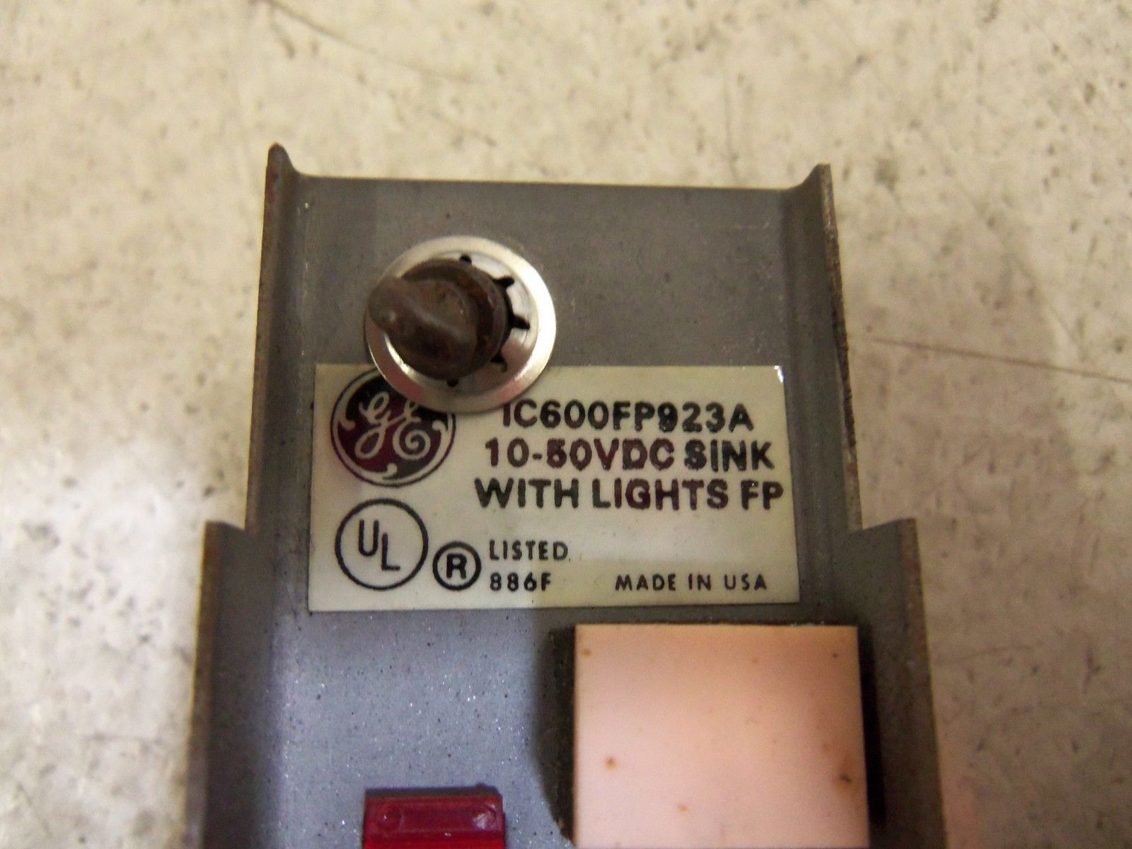 GE FANUC IC600FP923A FACEPLATE UNMP