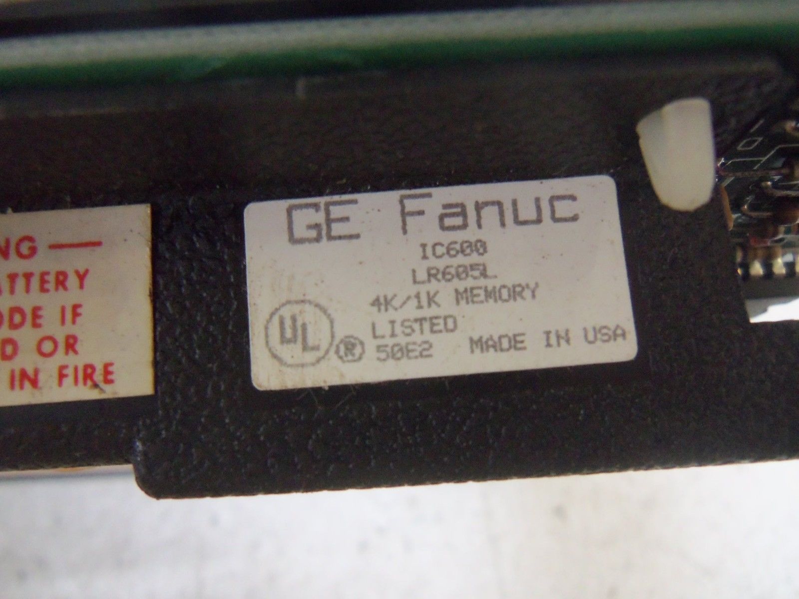 GE FANUC IC600LR605L MEMORY UNMP