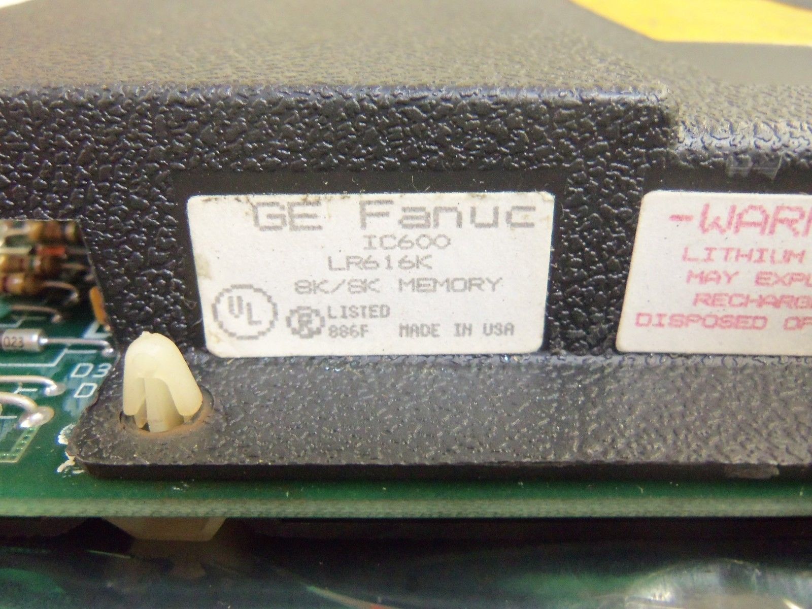 GE FANUC IC600LR616K MEMORY MODULE UNMP