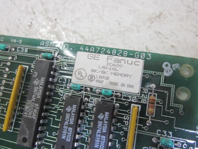 GE FANUC IC600LR616L 8K/8K MEMORY MODULE  UNMP