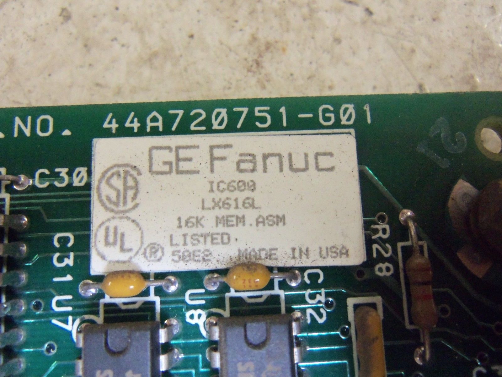 GE FANUC IC600LX616L MEMORY MODULE UNMP