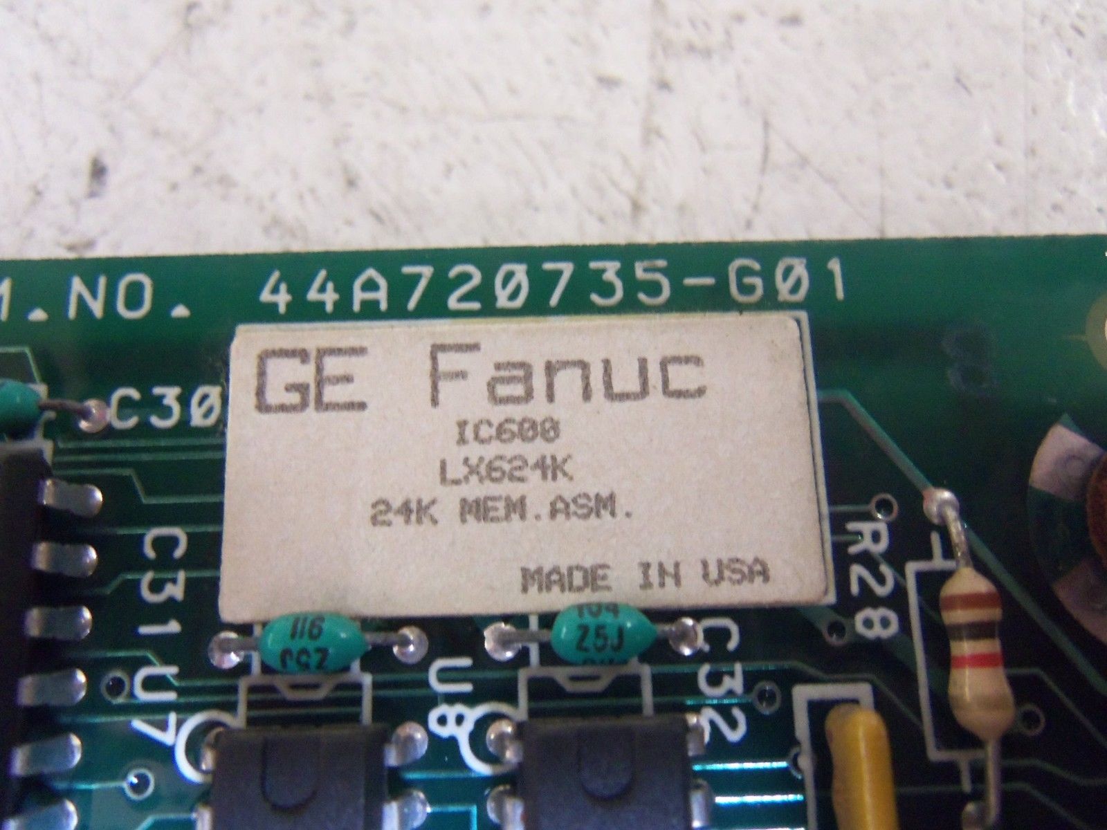 GE FANUC IC600LX624K MEMORY MODULE UNMP