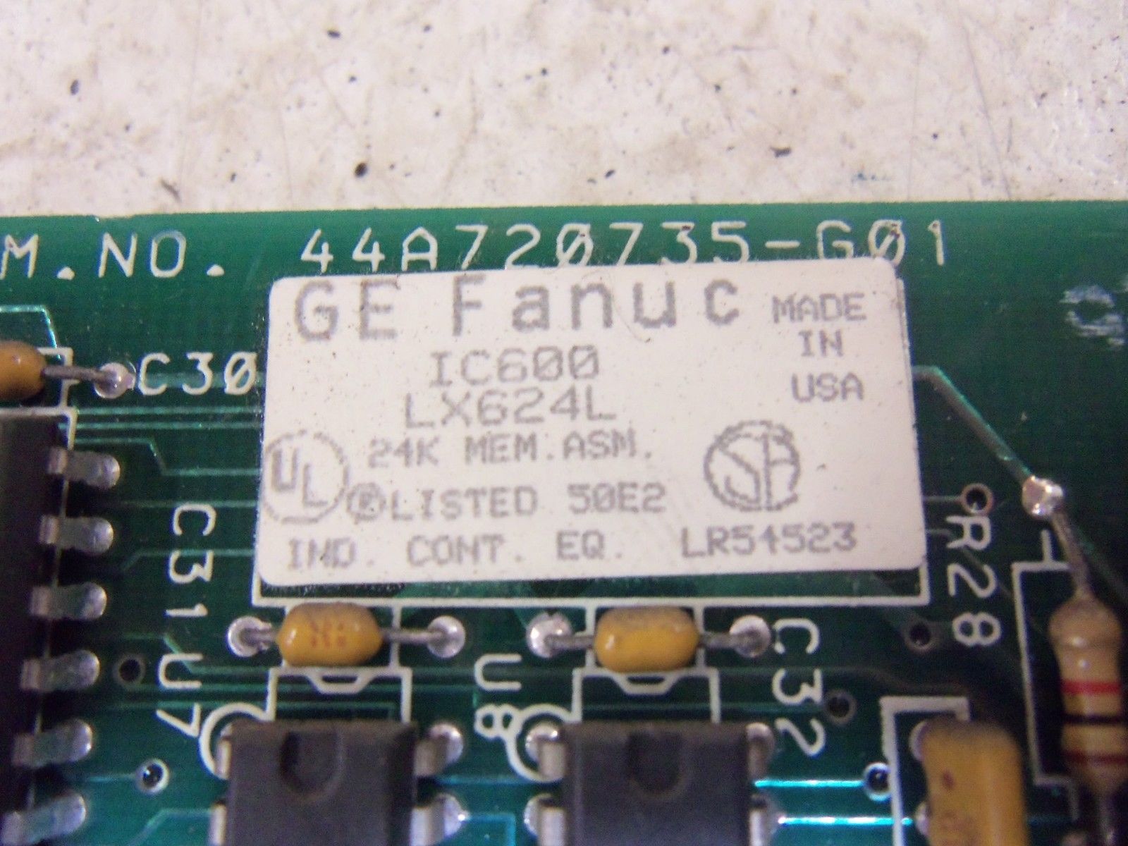 GE FANUC IC600LX624L MEMORY MODULE UNMP
