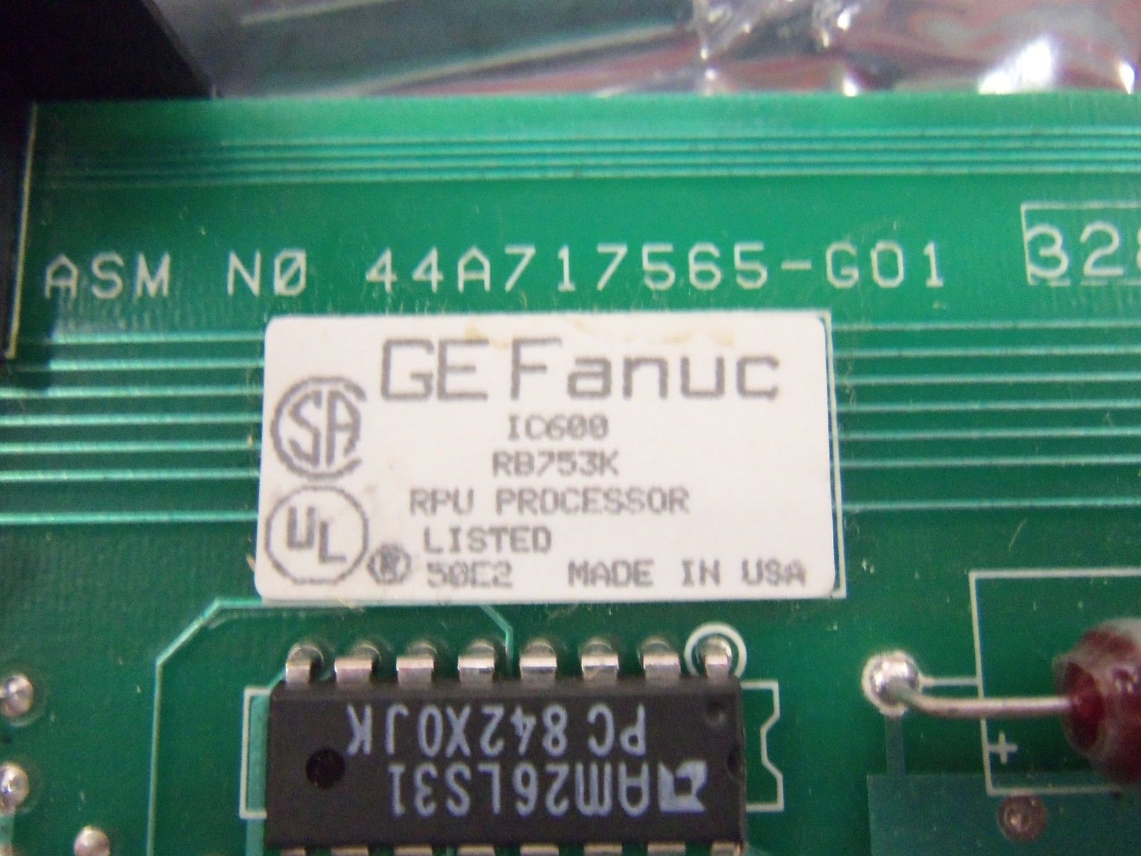 GE FANUC IC600RB753K PROCESSOR MODULE NSMP
