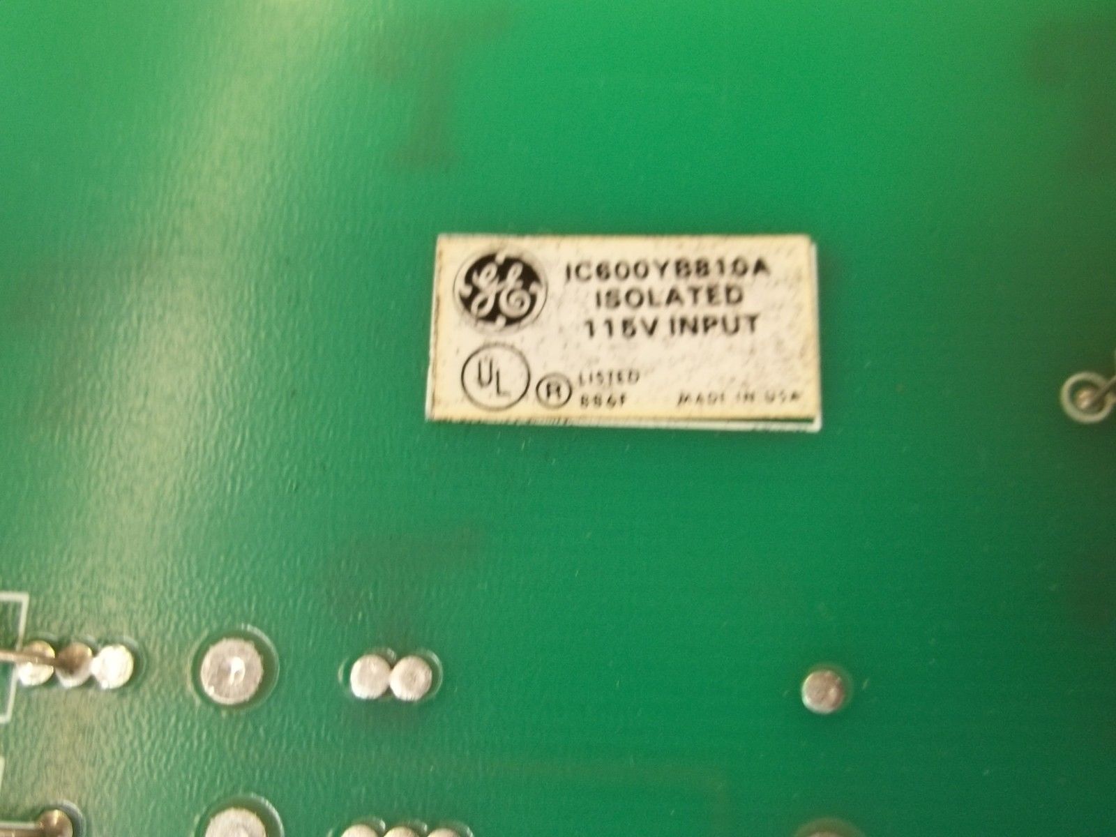 GE FANUC IC600YB810A ISOLATED 115V INPUT UNMP