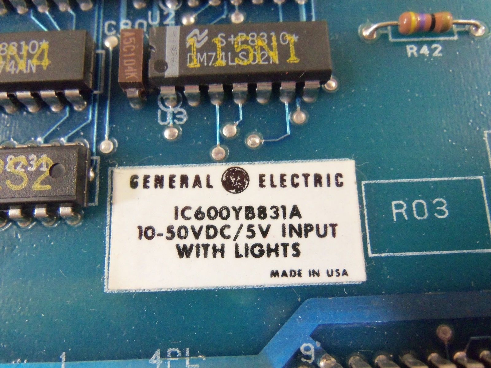 GE FANUC IC600YB831A INPUT MODULE UNMP