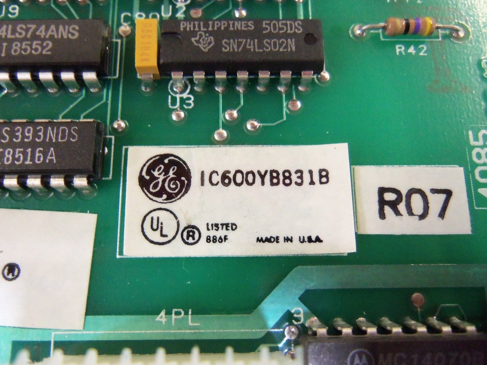 GENERAL ELECTRIC IC600YB831B INPUT MODULE NSMP
