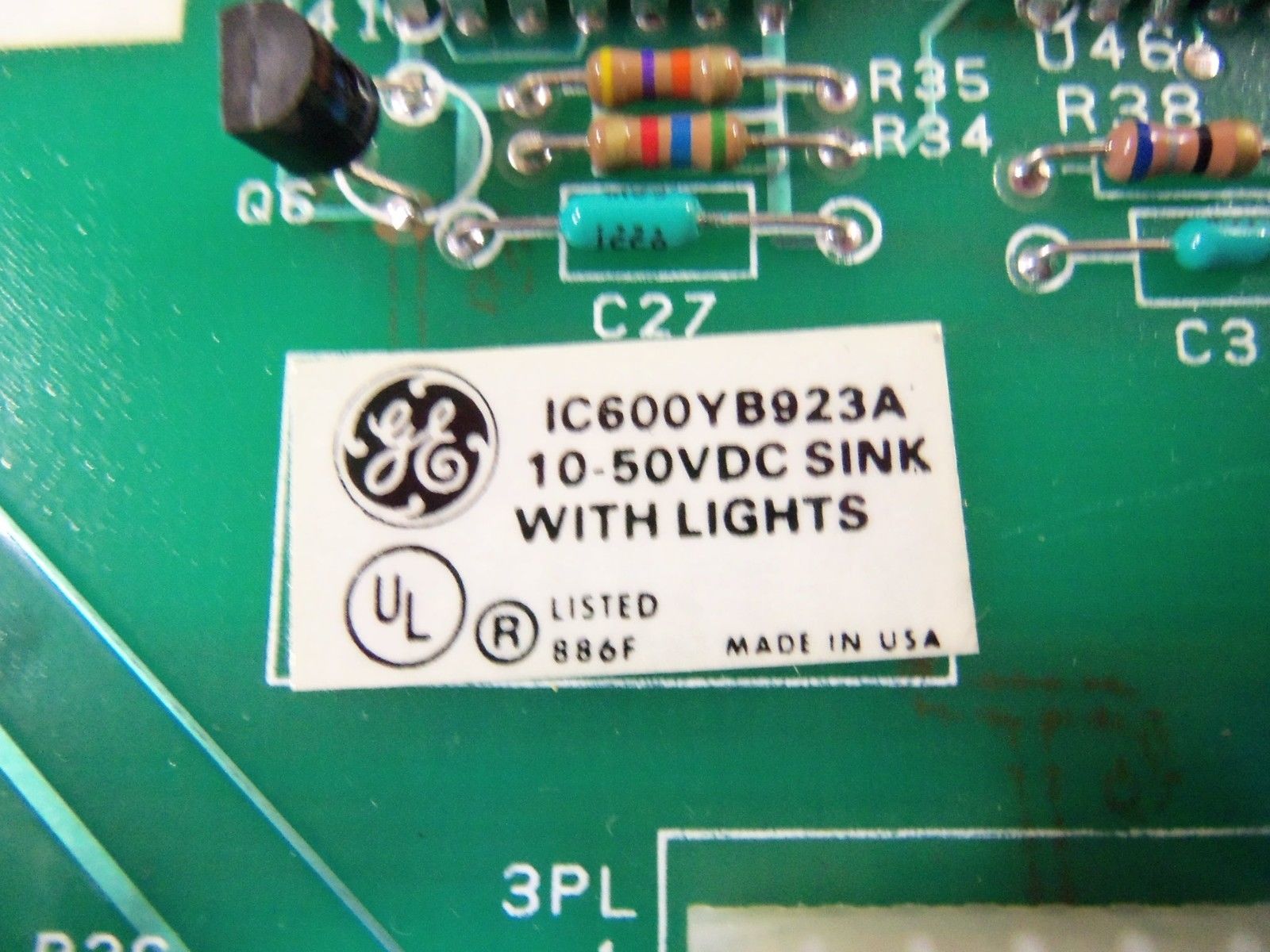 GENERAL ELECTRIC IC600YB923A 10-50VDC UNMP