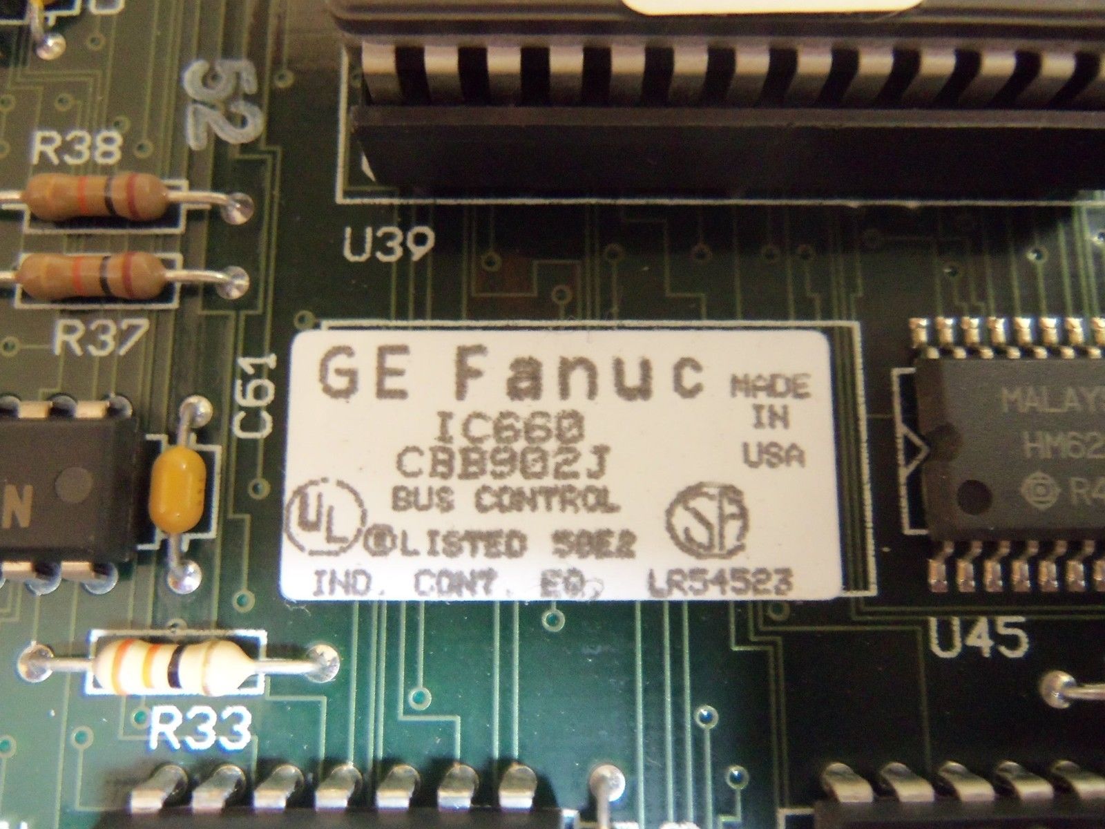GE FANUC IC660CBB902J BUS ASSEMBLY UNMP