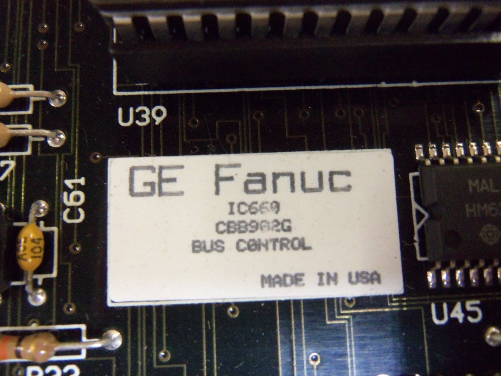 GE FANUC IC660CBB902G BUS ASSEMBLY NSMP