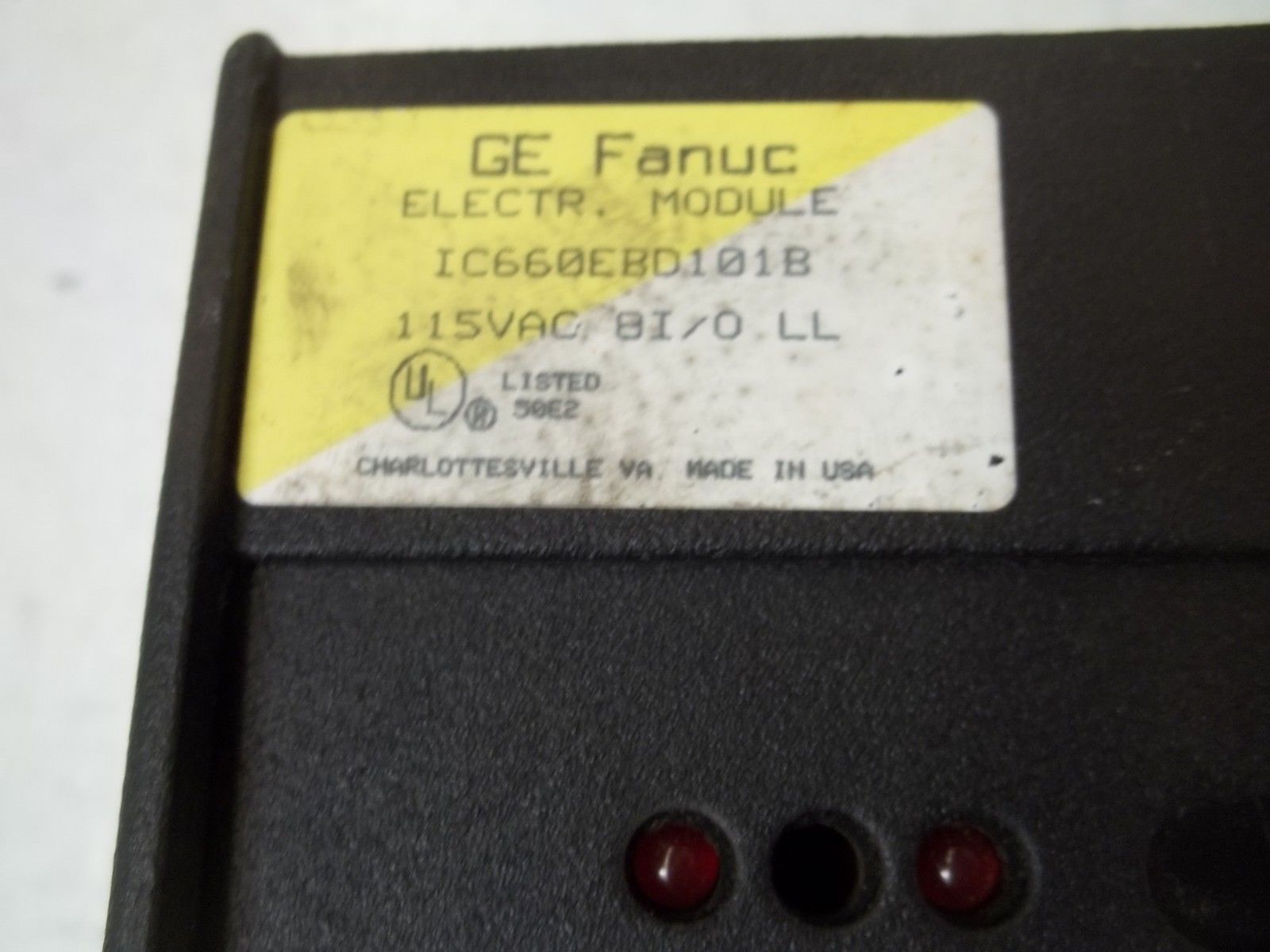 GE FANUC IC660ED101B ELECTR. MODULE 115VAC 8I/O LL UNMP