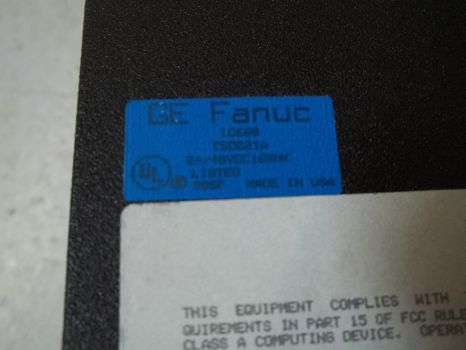 GE FANUC IC660ELD021C 24/48VDC SINK IN/OUT NSNP