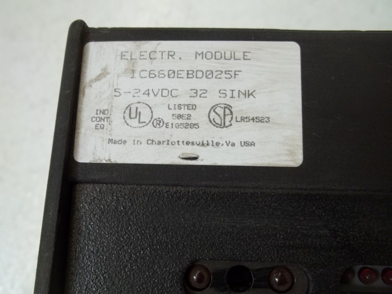 GE FANUC IC660TBD025C WITH IC660EBD025F UNMP