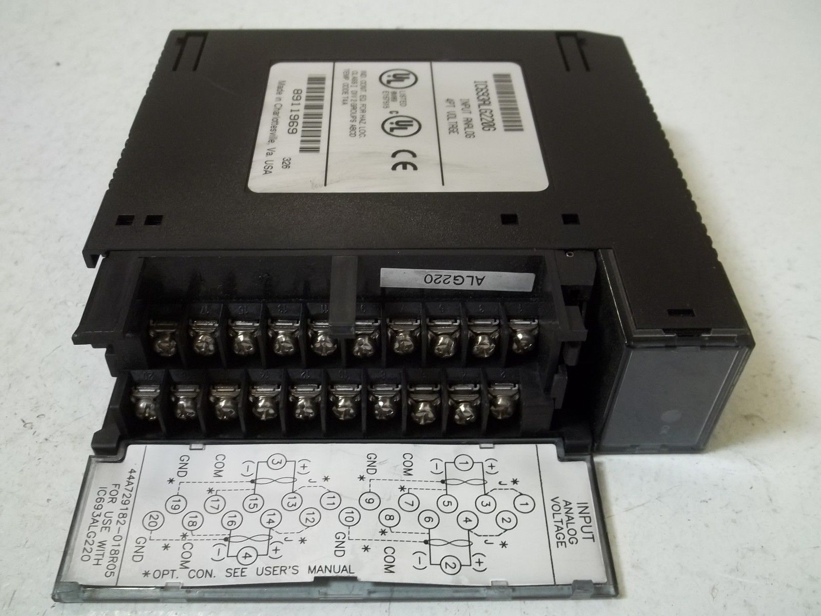 GE FANUC IC693ALG220G INPUT ANALOG 4PT VOLTAGE UNMP