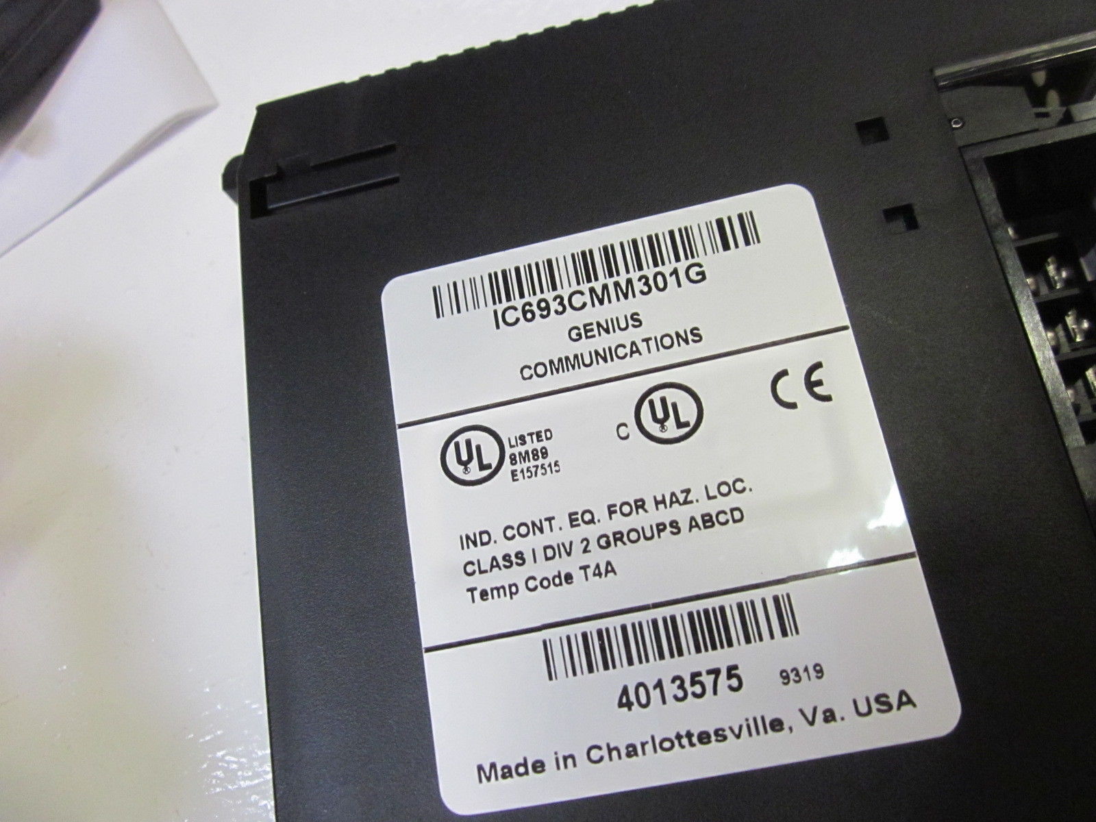 GE FANUC IC693CMM301G GENIUS COMMUNICATIONS NSMP