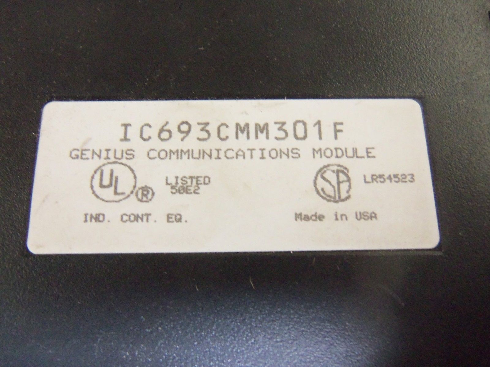 GE FANUC IC693CMM301F COMM MODULE NO WIRING TERMINAL UNMP