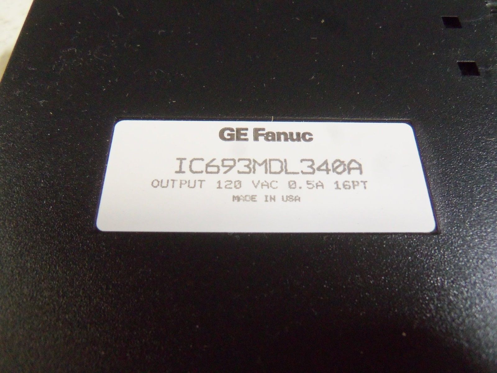 GE FANUC IC693MDL340A OUTPUT MODULE UNMP
