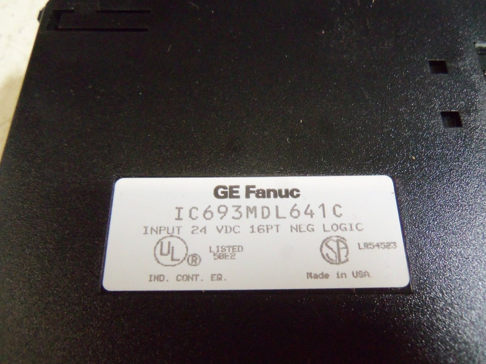 GE FANUC IC693MDL641C INPUT MODULE UNMP