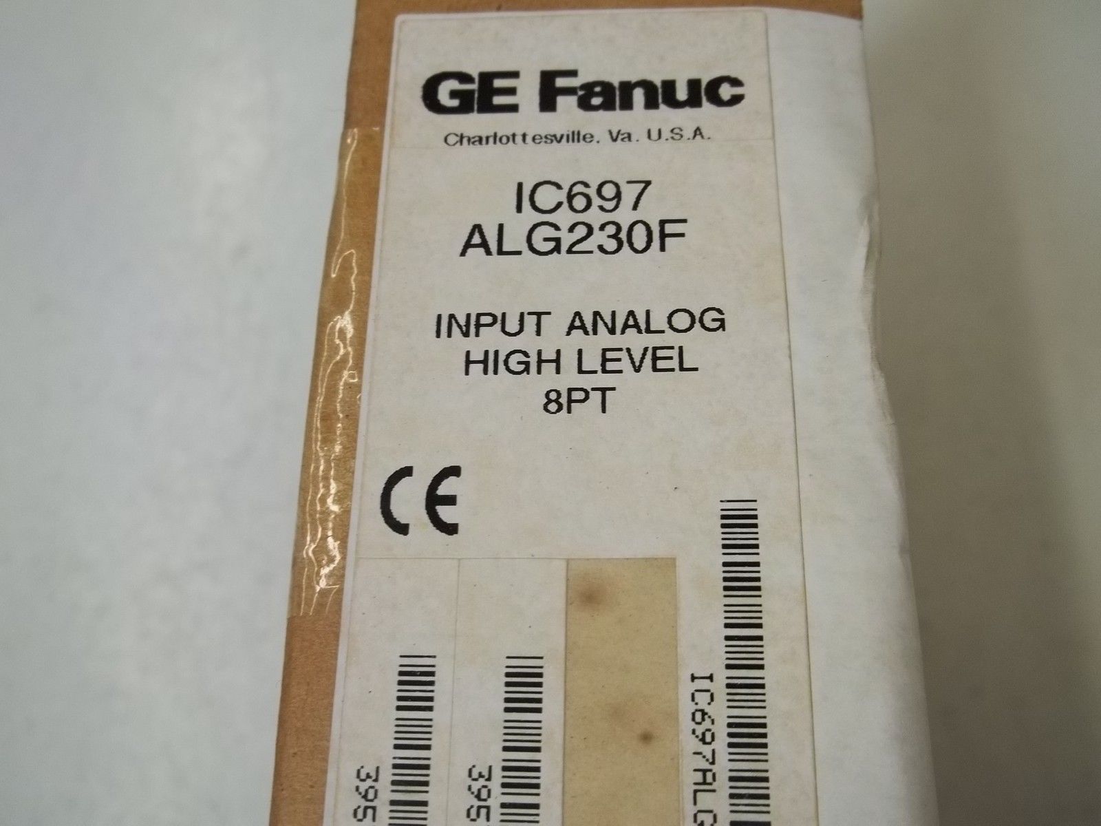 GE FANUC IC697ALG230F INPUT ANALOG HIGH LEVEL 8PT NSFS