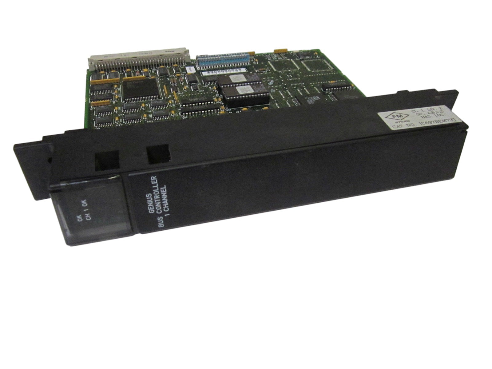 GE FANUC IC697BEM731F CONTROL MODULE I/O BUS CONTROLLER SER. 90-70 UNMP